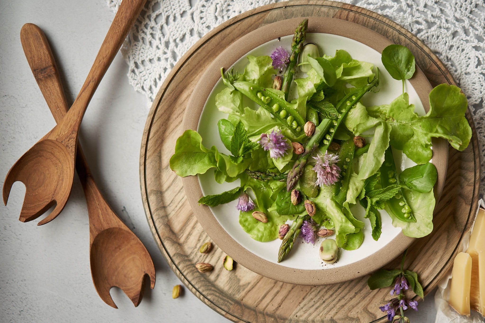 Asparagus & Snap Pea Salad