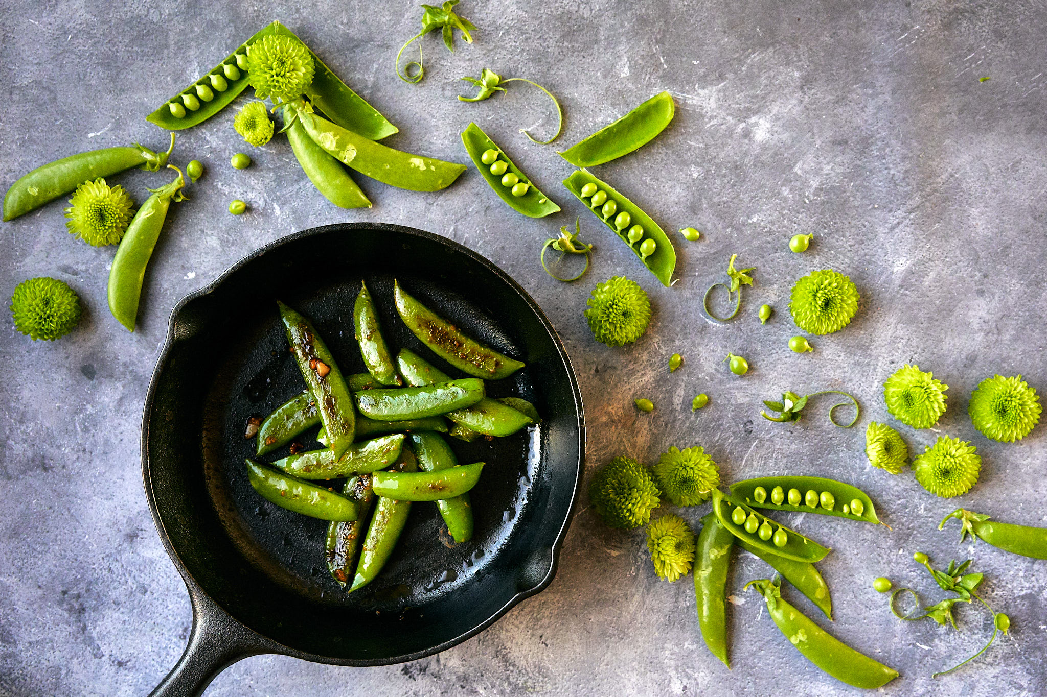 Seared Snap Peas