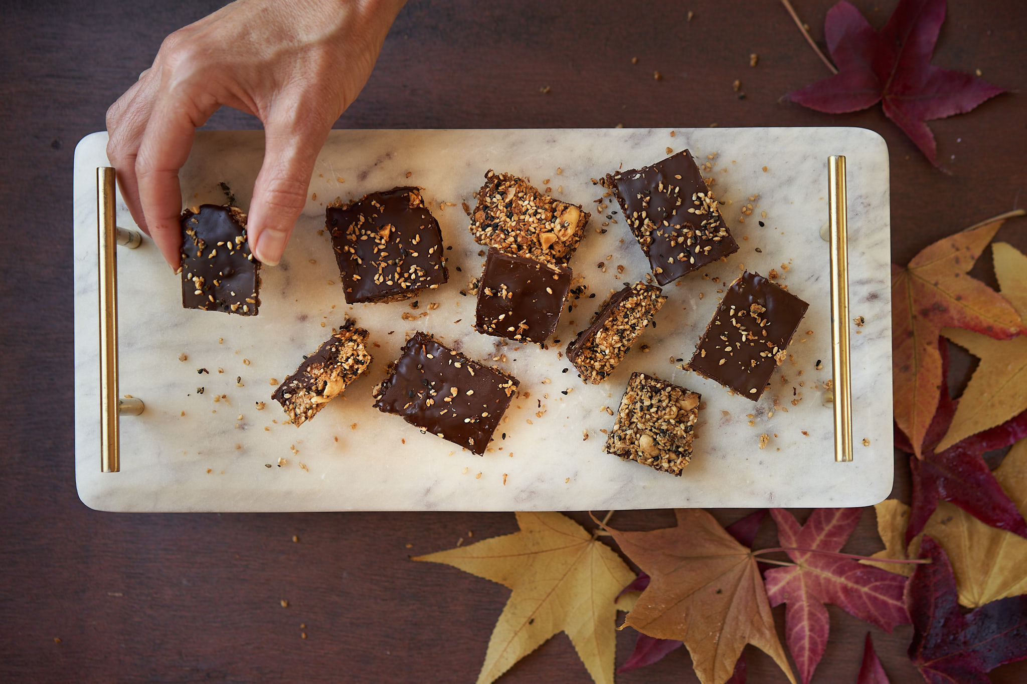 Sesame Peanut Bars